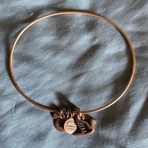 Alex & Ani gold dove bracelet